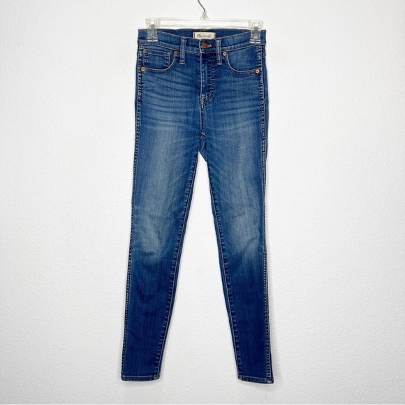 Madewell 10" High-Rise Skinny Jeans in Danny Wash TENCEL Denim Edition - Picture 5 of 15